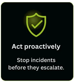 Proactive CCTV monitoring helps prevent incidents before they escalate