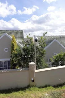 CCTV security cameras installed at a residential estate in the Western Cape