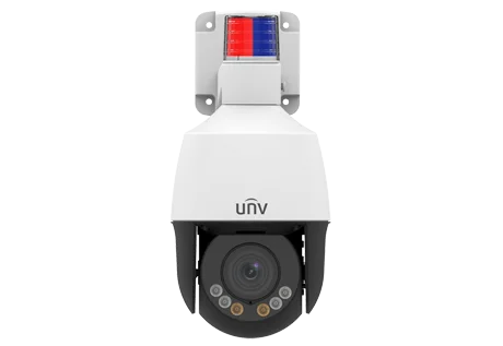 Mini PTZ Active Deterrence CCTV Camera with Auto Tracking
